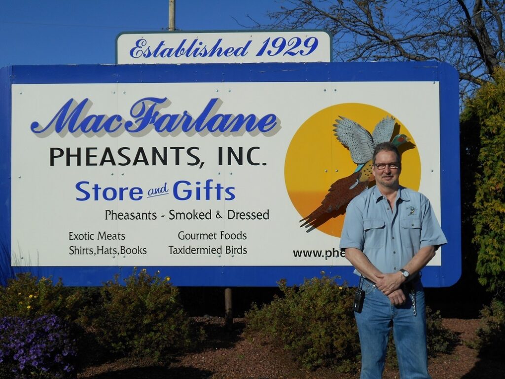 Bill by MacFarlane Pheasants sign